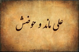 علی ماند و حوضش