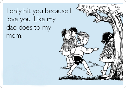 تو را زد چون دوستت دارد