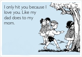 تو را زد چون دوستت دارد